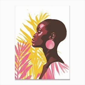 Portrait Of African Woman 71 Canvas Print