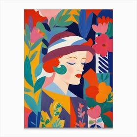 'The Lady In The Hat' Canvas Print