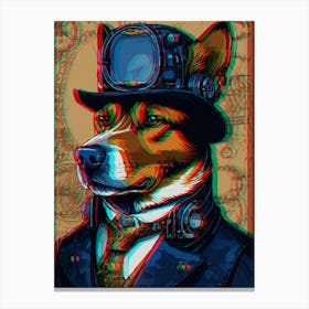 Steampunk Dog 1 Canvas Print