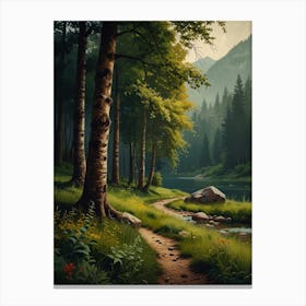 Forest Path 1 Canvas Print