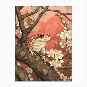 Camouflaged Frog 2 Canvas Print