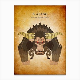 Rajang Vintage Canvas Print