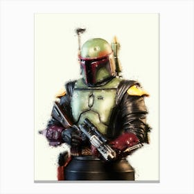 The Mandalorian Painting Canvas Print