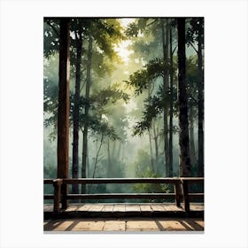 Azure Forest Canvas Print