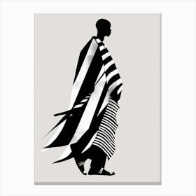 Man With A Shawl Canvas Print