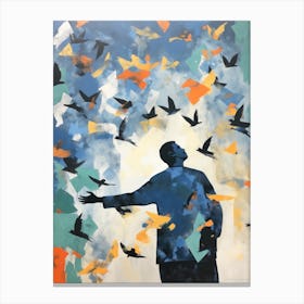 'Birds In Flight' 1 Canvas Print