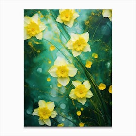 Yellow Daffodils 1 Canvas Print