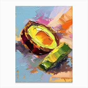 Avocado Painting 1 Canvas Print