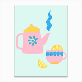 Lemon Tea Canvas Print