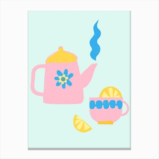 Lemon Tea Canvas Print