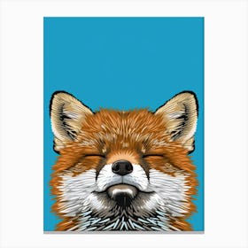 Fox Print 1 Canvas Print