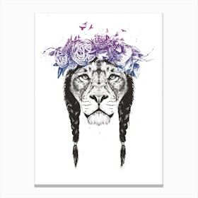King Of Lions Canvas Print