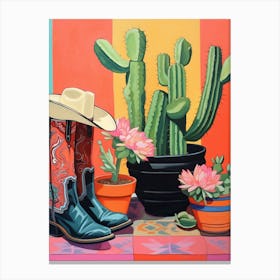 Matisse Inspired Cowgirl Boots 6 Canvas Print