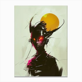 Demon Girl Canvas Print