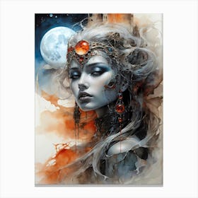 Sex And The Moon Canvas Print