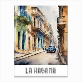 La Habana Cityscape 3 Canvas Print