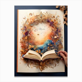 Book Art Canvas Print