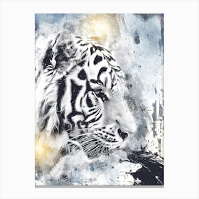 Poster Tiger Africa Wild Animal Illustration Art 02 Canvas Print