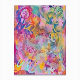 Abstract Street Art colorful Canvas Print