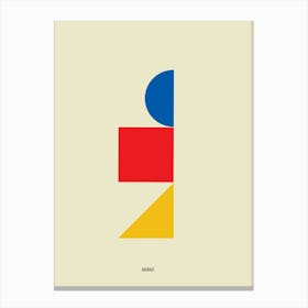 Bauhaus 28 Canvas Print