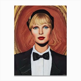 Mia Farrow Illustration Movies Canvas Print