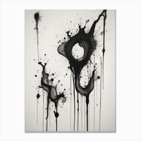 Ink Splatters 1 Canvas Print