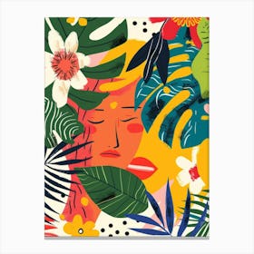 Tropical Illustration Canvas Print