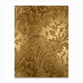 Gold Wallpaper Canvas Print