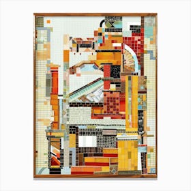 Mosaic City Canvas Print