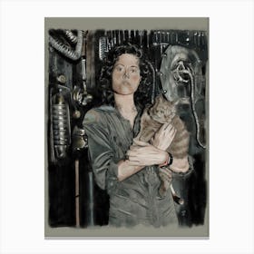 Ellen Ripley. Alien. Canvas Print
