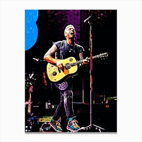 coldplay band music 3 Canvas Print