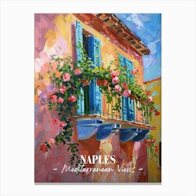 Mediterranean Views Naples 3 Canvas Print