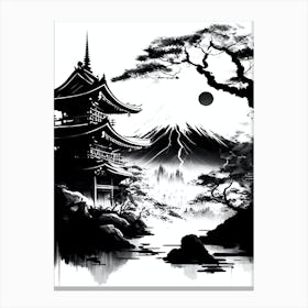 Black and White 1 Canvas Print