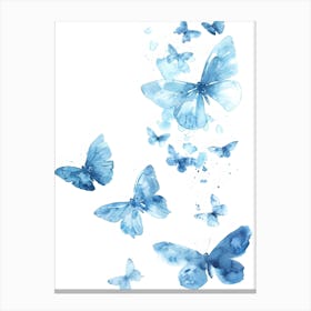 Blue Butterflies 2 Canvas Print