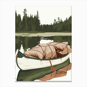 Canoe 4 Canvas Print