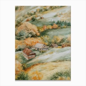 Kiss Of Autumn Canvas Print