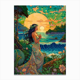 Hawaiian Sunset 1 Canvas Print