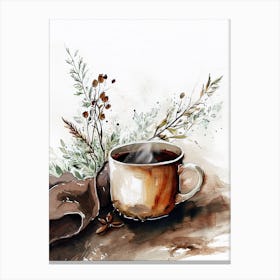 Coffee Cup, Hygge Canvas Print