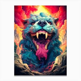 Beast Dog Canvas Print