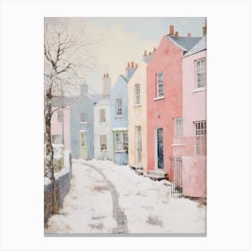 Dreamy Winter Painting Bristol United Kingdom 1 Canvas Print