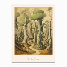 Crooked Forest Canvas Print