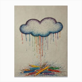 Rainbow Cloud 1 Canvas Print