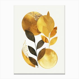 Gold Leaf 17 Canvas Print