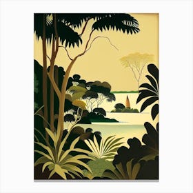 The Cook Islands Cook Islands Rousseau Inspired Tropical Destination Canvas Print