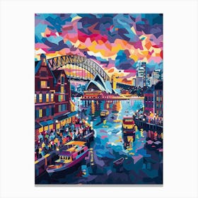 Sydney Harbour Bridge, Contemporary Art, Souvenir Canvas Print