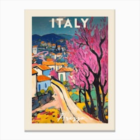 Arezzo Italy 2 Fauvist Painting  Travel Poster Canvas Print