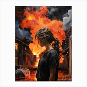 'The Fire' Canvas Print