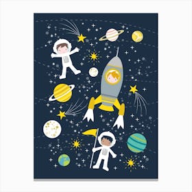 Space Explorer Canvas Print