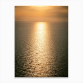 Sunset Over The Ocean Canvas Print