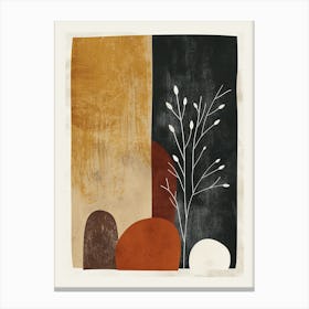 Bandung Stone Park Bauhaus Minimalist Canvas Print